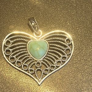 Turquoise heart necklace